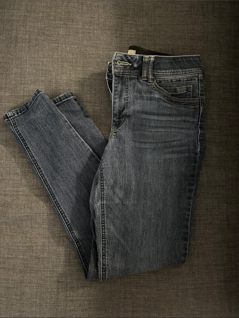 Democracy Skinny Jeans in Dark Blue Wash 8